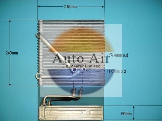 Auto Air Gloucester 21-5624 - Evaporator, air conditioning car-mod.net
