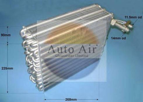 Auto Air Gloucester 21-5623 - Evaporator, air conditioning car-mod.net