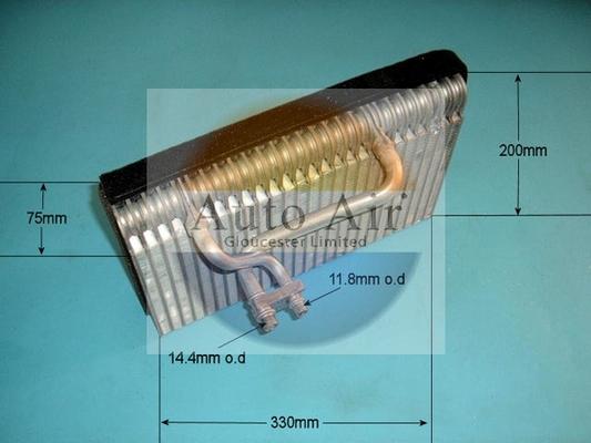 Auto Air Gloucester 21-0246 - Evaporator, air conditioning car-mod.net