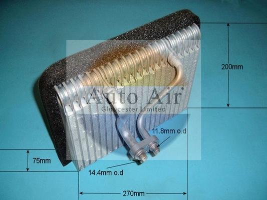 Auto Air Gloucester 21-0247 - Evaporator, air conditioning car-mod.net