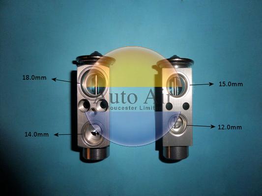 Auto Air Gloucester 22-0109 - Expansion Valve, air conditioning car-mod.net