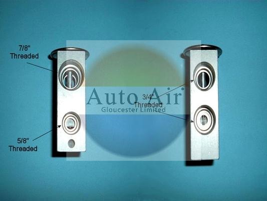 Auto Air Gloucester 22-1058 - Expansion Valve, air conditioning car-mod.net