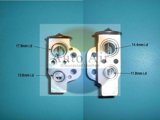 Auto Air Gloucester 22-1069 - Expansion Valve, air conditioning car-mod.net