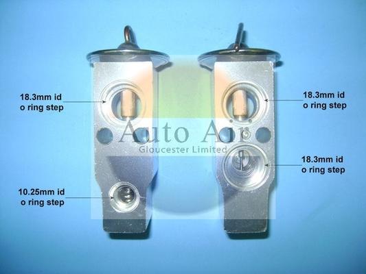 Auto Air Gloucester 22-1064 - Expansion Valve, air conditioning car-mod.net