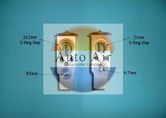 Auto Air Gloucester 22-1060 - Expansion Valve, air conditioning car-mod.net