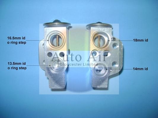 Auto Air Gloucester 22-1068 - Expansion Valve, air conditioning car-mod.net