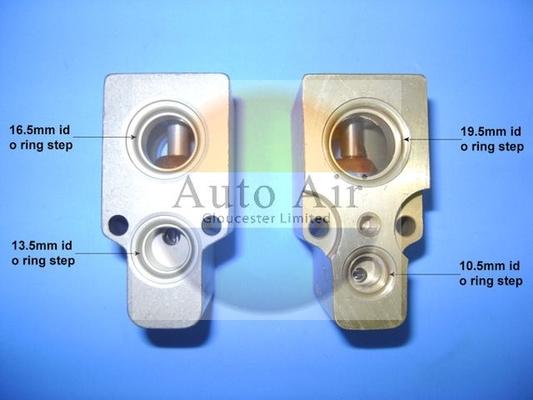 Auto Air Gloucester 22-1062 - Expansion Valve, air conditioning car-mod.net