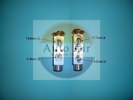 Auto Air Gloucester 22-1016 - Expansion Valve, air conditioning car-mod.net
