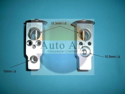 Auto Air Gloucester 22-1011 - Expansion Valve, air conditioning car-mod.net