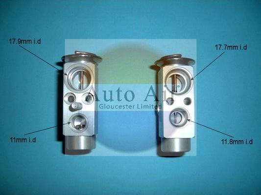 Auto Air Gloucester 22-1013 - Expansion Valve, air conditioning car-mod.net