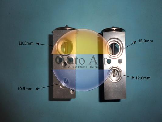 Auto Air Gloucester 22-1074 - Expansion Valve, air conditioning car-mod.net