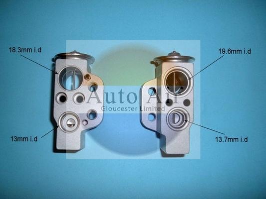 Auto Air Gloucester 22-8691 - Expansion Valve, air conditioning car-mod.net