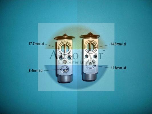 Auto Air Gloucester 22-8693 - Expansion Valve, air conditioning car-mod.net