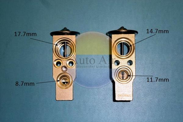 Auto Air Gloucester 22-8813 - Expansion Valve, air conditioning car-mod.net