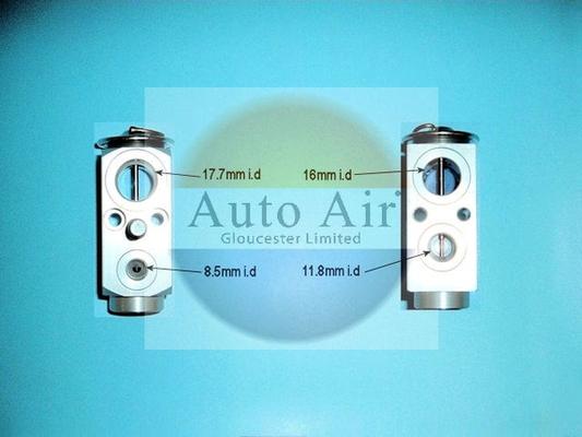 Auto Air Gloucester 22-8817 - Expansion Valve, air conditioning car-mod.net