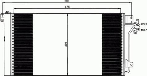 Autoclima 30311545CP - Condenser, air conditioning car-mod.net