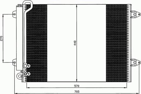 Autoclima 30311543CP - Condenser, air conditioning car-mod.net