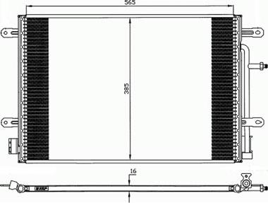 Autoclima 30311521CP - Condenser, air conditioning car-mod.net