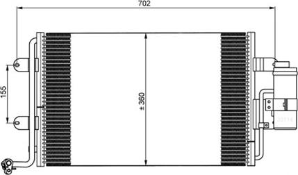 Autoclima 30311203.1 - Condenser, air conditioning car-mod.net