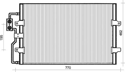 Autoclima 30311233CP - Condenser, air conditioning car-mod.net