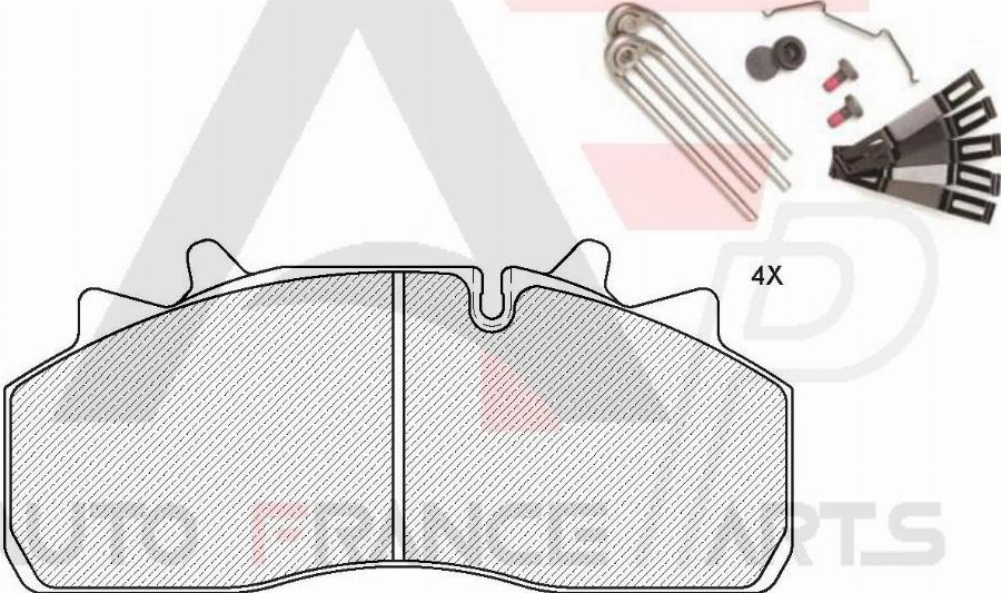 AUTO FRANCE PARTS 21-9008C - Brake Pad Set, disc brake car-mod.net