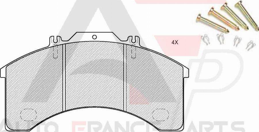 AUTO FRANCE PARTS 21-9003C - Brake Pad Set, disc brake car-mod.net
