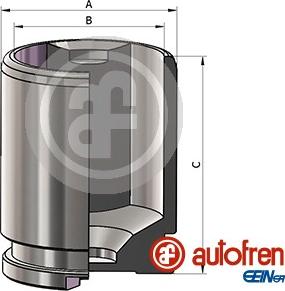 AUTOFREN SEINSA D025594 - Piston, brake caliper car-mod.net