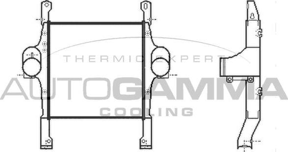 Autogamma 404408 - Intercooler, charger car-mod.net