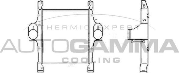 Autogamma 404304 - Intercooler, charger car-mod.net