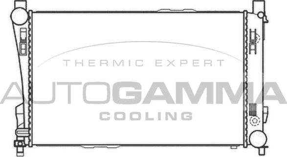 Autogamma 104526 - Radiator, engine cooling car-mod.net