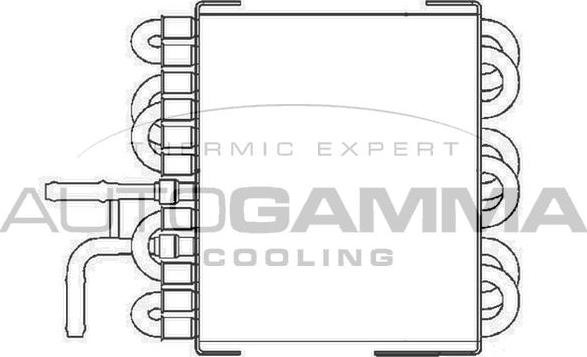 Autogamma 104686 - Radiator, engine cooling car-mod.net