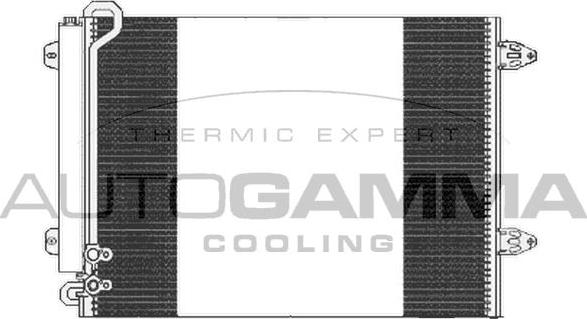 Autogamma 104129 - Condenser, air conditioning car-mod.net