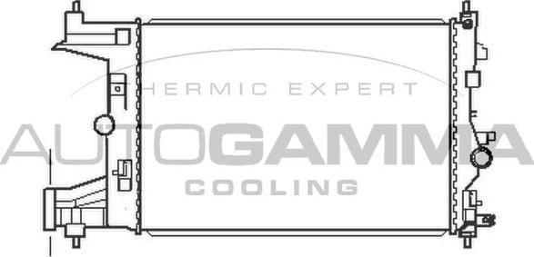 Autogamma 105446 - Radiator, engine cooling car-mod.net