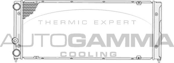 Autogamma 105481 - Radiator, engine cooling car-mod.net