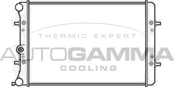 Autogamma 105431 - Radiator, engine cooling car-mod.net