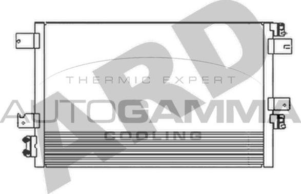 Autogamma 105597 - Condenser, air conditioning car-mod.net