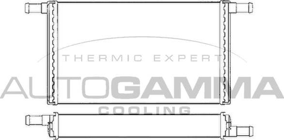 Autogamma 105556 - Heat Exchanger, interior heating car-mod.net