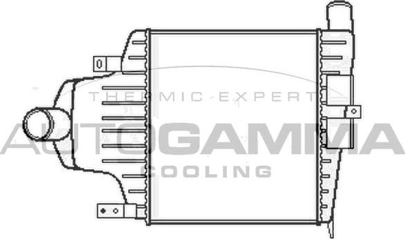 Autogamma 105502 - Intercooler, charger car-mod.net