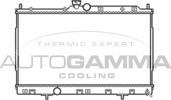 Autogamma 105051 - Radiator, engine cooling car-mod.net