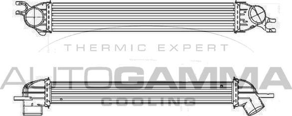 Autogamma 105252 - Intercooler, charger car-mod.net