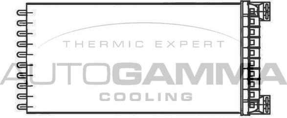 Autogamma 105271 - Heat Exchanger, interior heating car-mod.net