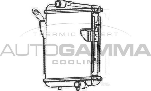 Autogamma 105746 - Radiator, engine cooling car-mod.net
