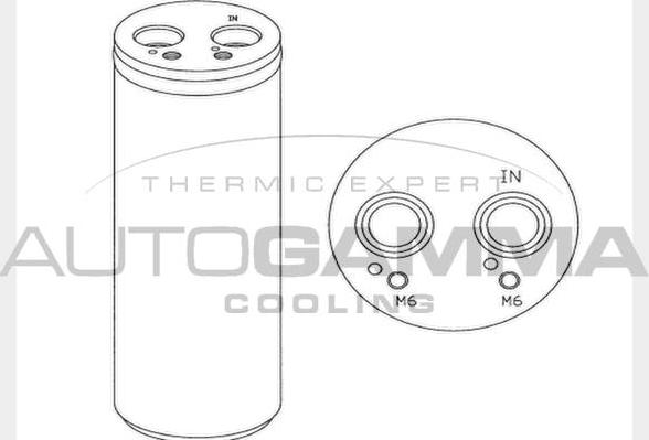 Autogamma 106400 - Dryer, air conditioning car-mod.net