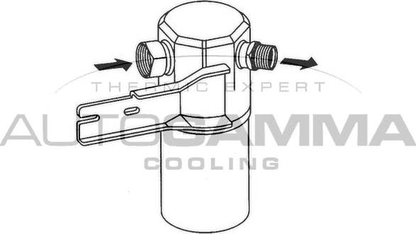 Autogamma 106185 - Dryer, air conditioning car-mod.net