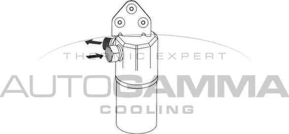 Autogamma 106208 - Dryer, air conditioning car-mod.net