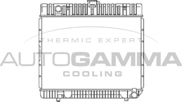 Autogamma 100532 - Radiator, engine cooling car-mod.net