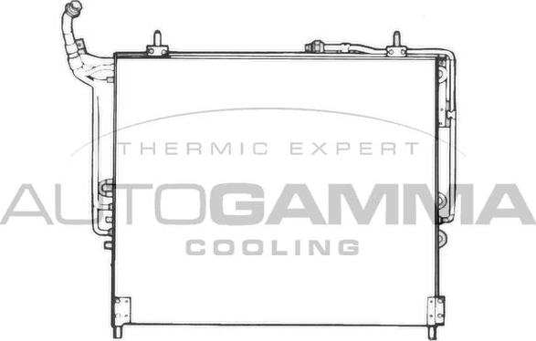 Autogamma 101579 - Condenser, air conditioning car-mod.net