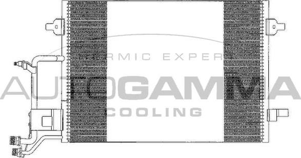 Autogamma 101662 - Condenser, air conditioning car-mod.net