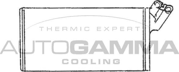 Autogamma 101681 - Heat Exchanger, interior heating car-mod.net