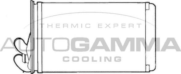 Autogamma 101674 - Heat Exchanger, interior heating car-mod.net